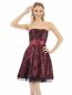 Preview: Abendkleid AK-5963 braun / bordeaux